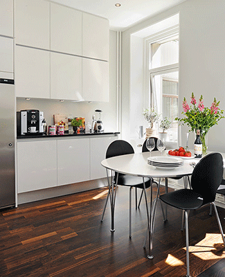 white kitchen