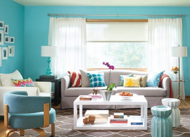 22 Ideas to Use Turquoise Blue Color for Modern Interior