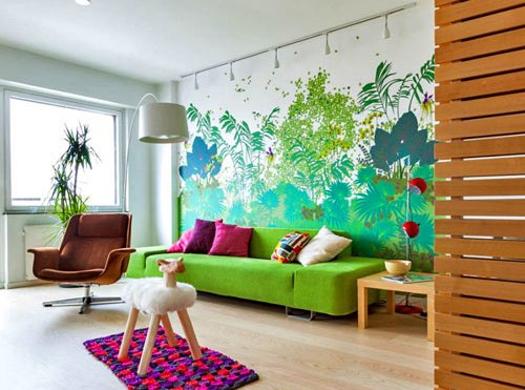 22 Creative Wall  Painting Ideas  and Modern Painting Techniques