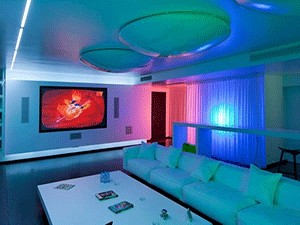 living room lighting design