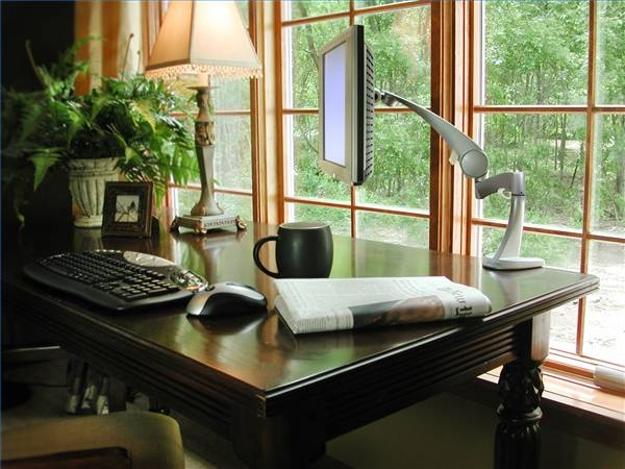 25 Peaceful And Elegant Green Home Office Decor Ideas - Shelterness