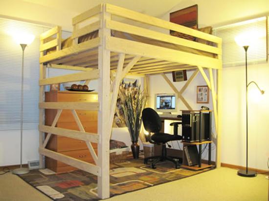 compact loft bed