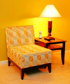 yelow color for interior decorating