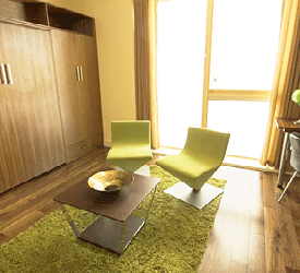 green upholstered chairs for living room decorating in contemporary style