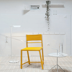 yellow chair, unique furniture design