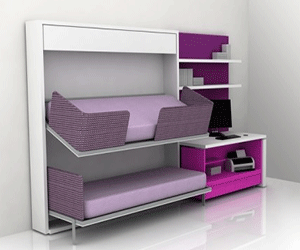 space saving childrens bedroom