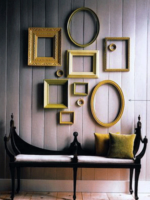 Wall Decor Ideas, Decorating with Ordinary Frames for Exceptional Look