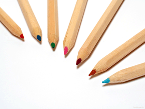 Colored Pencils For Making Decorations With Kids