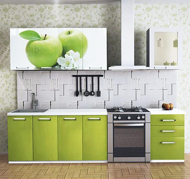 green kitchen colors
