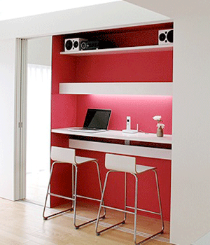 Home Office Contemporary Design Using Big Concepts For Small Spaces