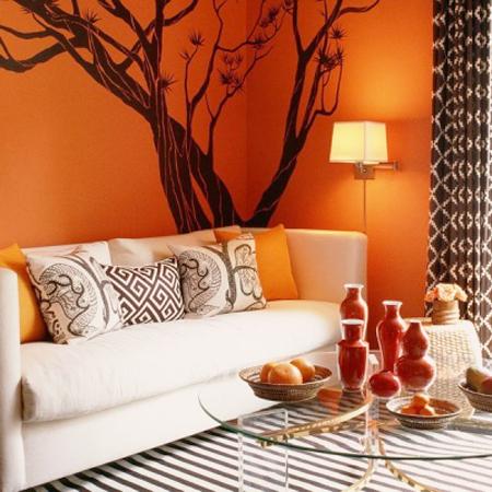 Orange Decorating Ideas, Selecting Colour Schemes