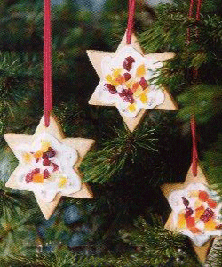 christmas cookies and food, decorating ideas, star decorations