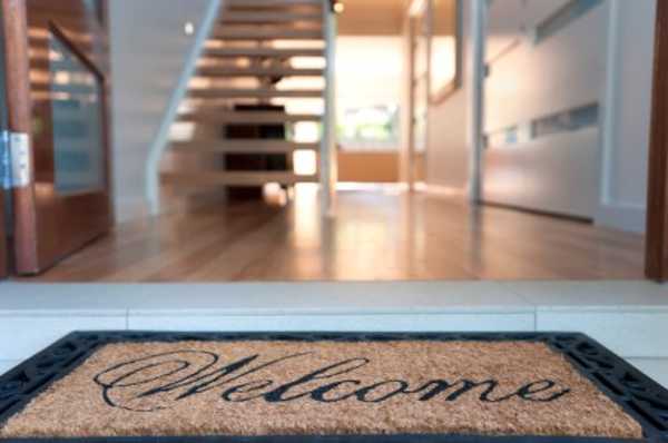 welcome floor mat