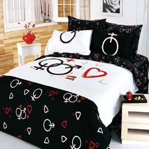 Black Bedding Sets For Romantic Bedroom Decor