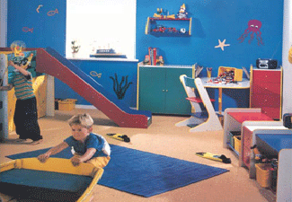 kids bedroom playroom