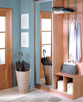 entryways decor design home interior blue paint