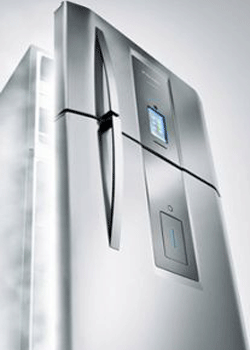 modern kitchen ideas, stainless steel refrigerator