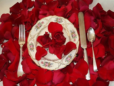 Decorating with Flowers, Edible Rose Petals