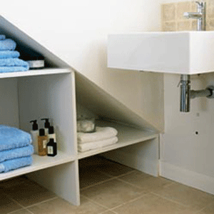 bathroom shelves shelving home organization irregular shape