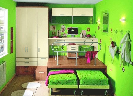 Green Paint  Colors  Cheerful Ideas for Painting  Kids Rooms 