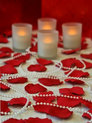 Valentine Ideas For Room Decorating With Romantic Candles