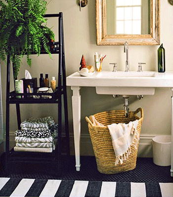 Green bathroom decor discount