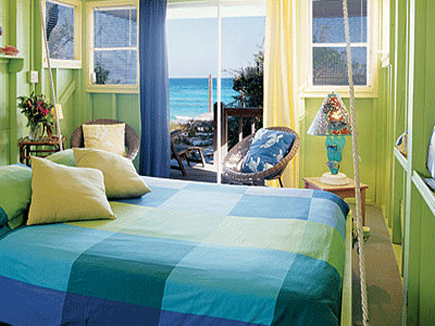 light blue-green color schemes, modern bedroom colors