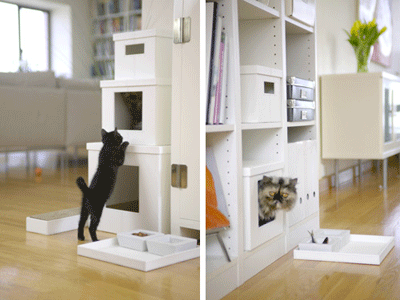 creative cat towers