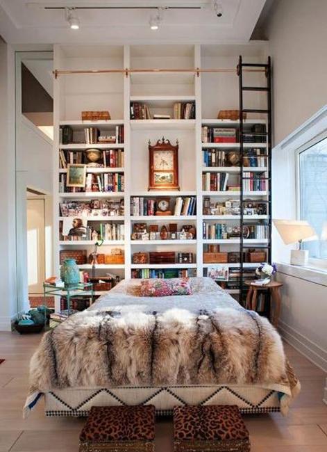 Modern Home Library Design, Lighting Ideas for Bookcases and