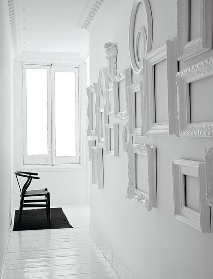 White discount wall frames