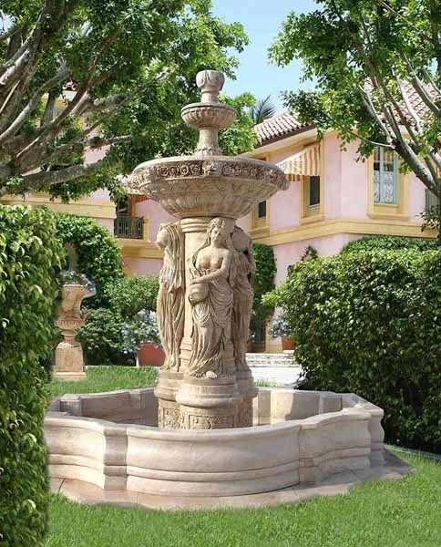 Water Fountains, Front Yard and Backyard Designs