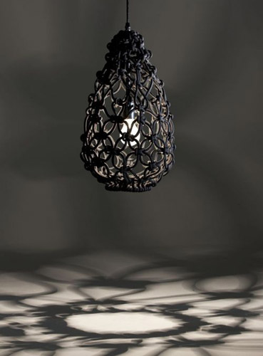 hanging lamp and room decorating with shadows