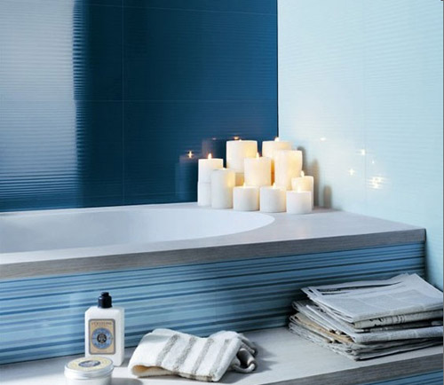 Modern Bathroom Tile Designs in Monochromatic Colors