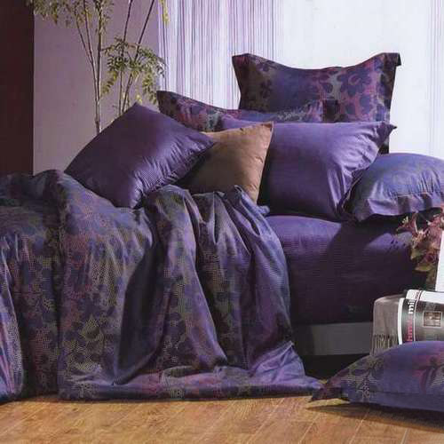 Dark Blue and Purple Bedding Sets, Royal Bedroom Decorating Ideas