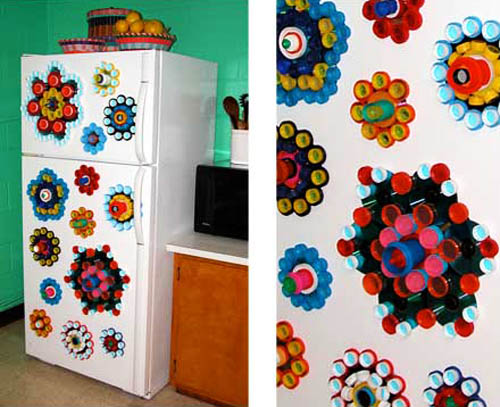 Plastic bottle cap shop projects