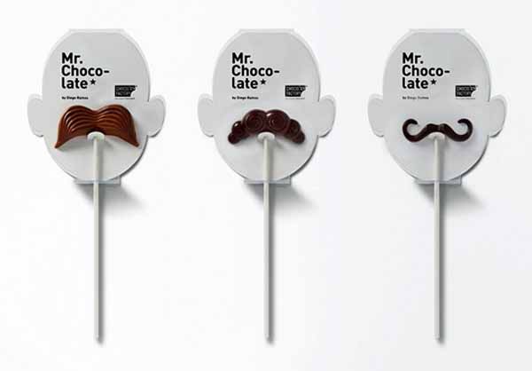 dark chocolate moustache treats on sticks