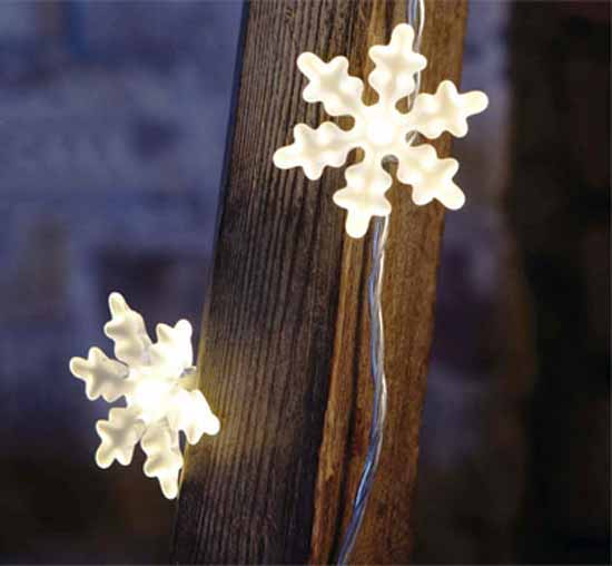 snowflakes christmas lights