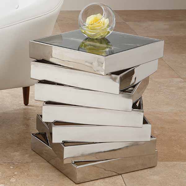 mirrored coffee table