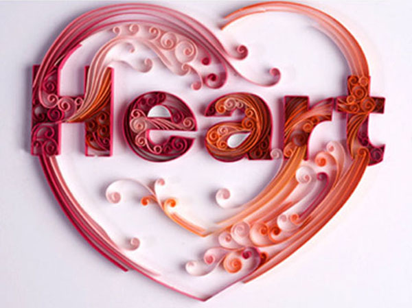 Paper quilling hot sale valentine gifts