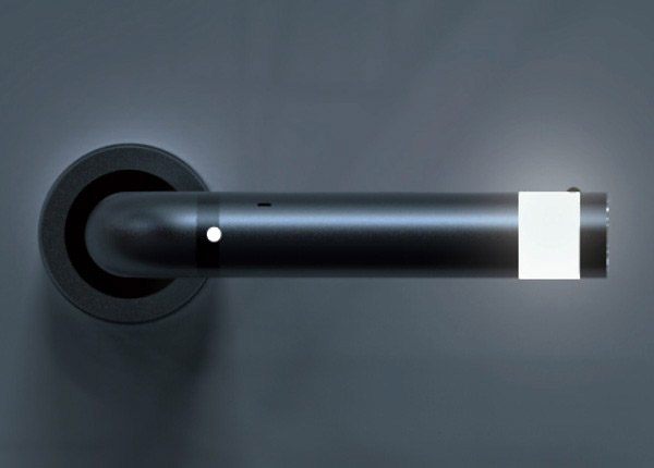 door handle with led light