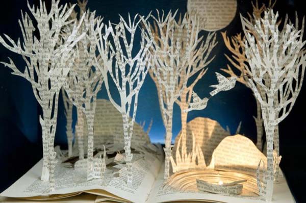 recycling paper sculptures