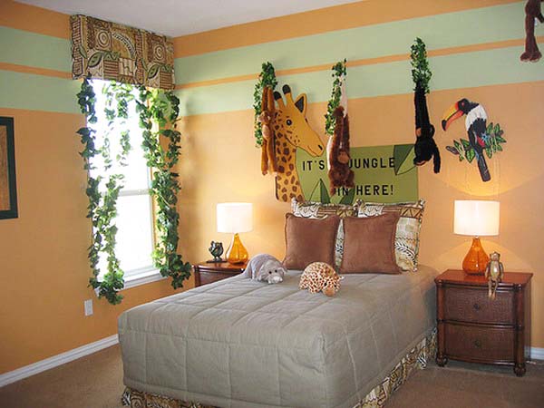 african decorating theme, 20 kids room decorating ideas