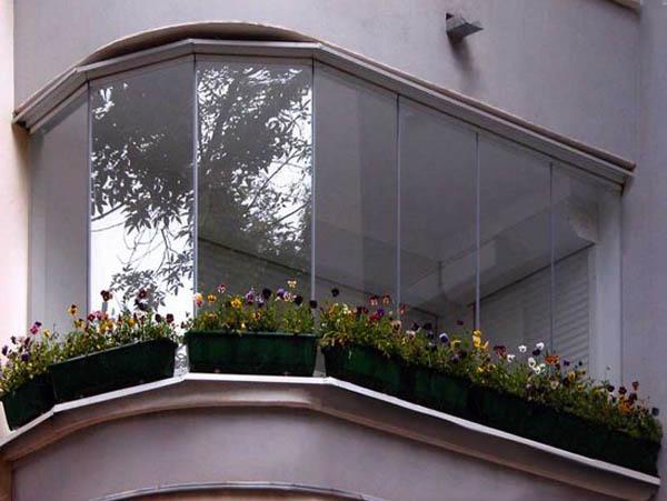 glass balcony as home addition, apartment ideas