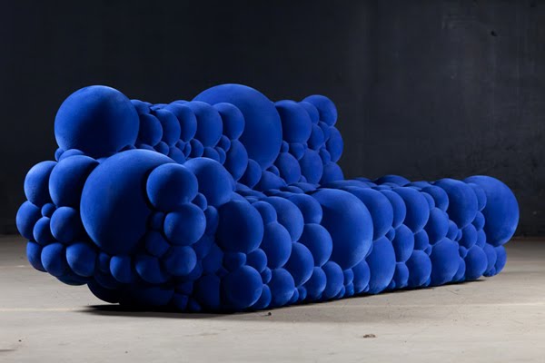 blue sofa