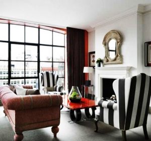 Black Color for Windows, 14 Black and White Rooms with Stylish Black