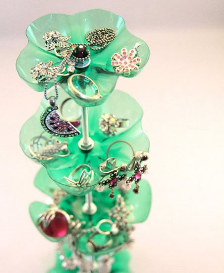 How to Recycle Plastic Bottles, Jewelry Organizer, Simple Recycled