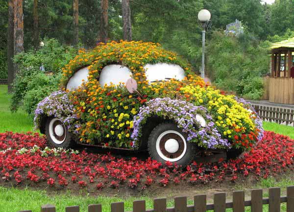 Creative Handmade Garden Decorations, 20 Recycling Ideas for Backyard  Decorating