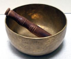 metal singing bowl to feng shui home design