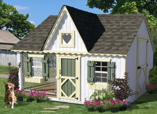 30 Dog House Decoration Ideas Bright Accents For Backyard Designs 30-dog-house-decoration-ideas-bright-accents-for-backyard-designs