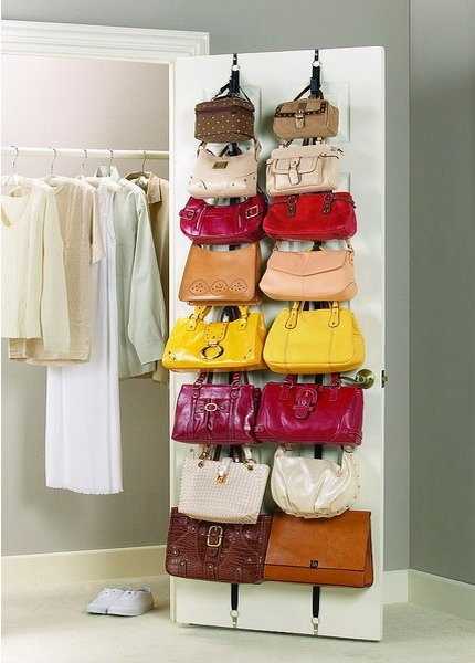 33 Storage Ideas to Organize Your Closet and Decorate with Handbags and Purses